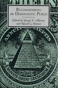 Cover: Reconsidering the Democratic Public - Pennsylvania State University Press