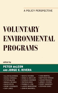 Enlarge image Cover: Voluntary Environmental Programs - Lexington Books