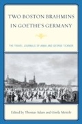 Cover: Two Boston Brahmins in Goethe's Germany - Lexington Books