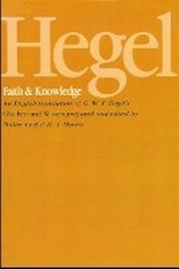 Enlarge image Cover: Hegel: Faith and Knowledge - State University of New York Press