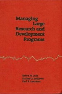 Enlarge image Cover: Managing Large Research and Development Programs - State University of New York Press