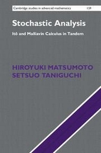 Enlarge image Cover: Stochastic Analysis - Cambridge University Press