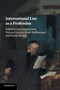 Cover: International Law as a Profession - Cambridge University Press