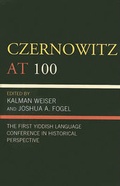 Cover: Czernowitz at 100 - Lexington Books