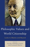 Cover: Philosophic Values and World Citizenship - Lexington Books
