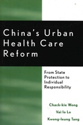 Cover: China's Urban Health Care Reform - Lexington Books