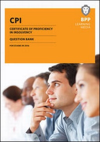 Abbildung von: CPI Certificate of Proficiency in Insolvency - BPP Learning Media