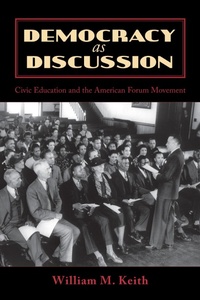 Enlarge image Cover: Democracy as Discussion - Lexington Books