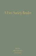 Cover: A Free Society Reader - Lexington Books