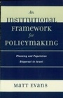 Cover: An Institutional Framework for Policymaking - Lexington Books