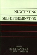 Cover: Negotiating Self-Determination - Lexington Books