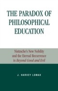 Cover: The Paradox of Philosophical Education - Lexington Books