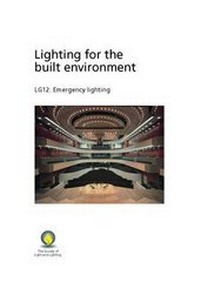 Enlarge image Cover: LG12 Emergency Lighting 2015 - Chartered Institution of Building Services Engineers