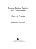 Cover: Reconciliation, Justice, and Coexistence - Lexington Books