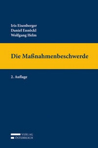Abbildung von: Die Maßnahmenbeschwerde - Verlag Österreich