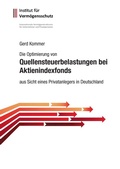 Cover: Die Optimierung von Quellensteuerbelastungen bei Aktienindexfonds - BoD - Books on Demand