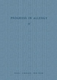 Enlarge image Cover: Progress in Allergy Vol. 4 - S Karger AG