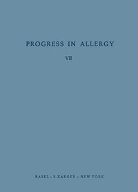 Enlarge image Cover: Progress in Allergy Vol. 7 - S Karger AG