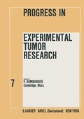 Cover: Progress in Experimental Tumor Research - S Karger AG
