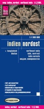 Cover: Reise Know-How Landkarte Indien, Nordost (1:1.300.000) - Reise Know-How Verlag Peter Rump GmbH