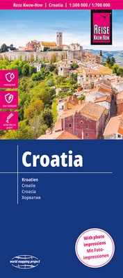 Abbildung von: Reise Know-How Landkarte Kroatien / Croatia (1:300.000 / 700.000) - Reise Know-How Verlag Peter Rump GmbH