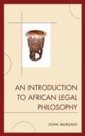 Cover: An Introduction to African Legal Philosophy - Lexington Books