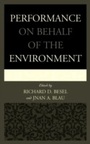 Cover: Performance on Behalf of the Environment - Lexington Books