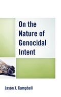 Cover: On the Nature of Genocidal Intent - Lexington Books