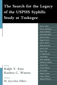 Enlarge image Cover: The Search for the Legacy of the USPHS Syphilis Study at Tuskegee - Lexington Books