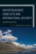 Cover: Water Resource Conflicts and International Security - Lexington Books