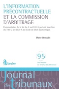 Bild: L'information pr&eacute;contractuelle et la Commission d'arbitrage - &Eacute;ditions Larcier