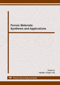 Abbildung von: Ferroic Materials: Synthesis and Applications - Trans Tech Publications Ltd