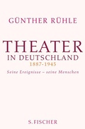 Cover: Theater in Deutschland 1887-1945 - S. Fischer