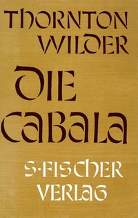 Enlarge image Cover: Die Cabala - S. Fischer