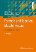 Cover: Formeln und Tabellen Maschinenbau - Springer Vieweg