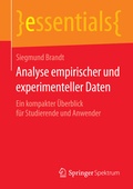 Cover: Analyse empirischer und experimenteller Daten - Springer Spektrum