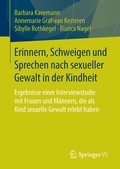 Cover: Erinnern, Schweigen und Sprechen nach sexueller Gewalt in der Kindheit - Springer VS
