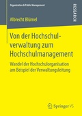 Cover: Von der Hochschulverwaltung zum Hochschulmanagement - Springer VS