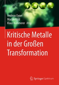 Abbildung von: Kritische Metalle in der Großen Transformation - Springer Spektrum