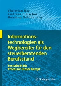 Abbildung von: Informationstechnologien als Wegbereiter für den steuerberatenden Berufsstand - Springer Gabler