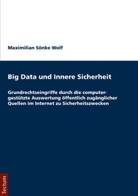 Abbildung von: Big Data und Innere Sicherheit - Tectum Wissenschaftsverlag