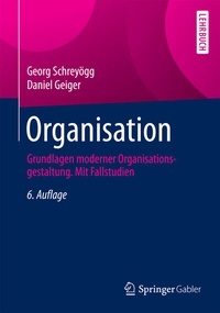 Abbildung von: Organisation - Springer Gabler