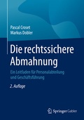 Cover: Die rechtssichere Abmahnung - Springer Gabler