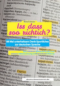 Enlarge image Cover: Iss dass soo richtich? - deutschmeisterei.de