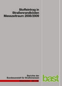 Abbildung von: Stoffeintrag in Straßenrandböden - Fachverlag NW in Carl Ed. Schünemann KG