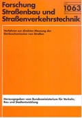 Cover: Verfahren zur direkten Messung der Ger&auml;uschemission von Stra&szlig;en - Fachverlag NW in Carl Ed. Sch&uuml;nemann KG