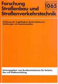 Abbildung von: Erhöhung der Tragfähigkeit direkt befahrener Schüttungen mit Geokunststoffen - Fachverlag NW in Carl Ed. Schünemann KG