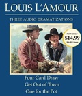 Cover: Four Card Draw/Get Out of Town/One for the Pot - Random House US Audio