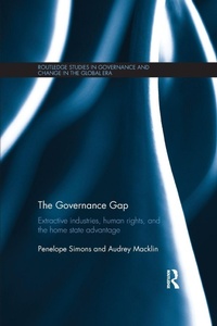 Enlarge image Cover: The Governance Gap - Routledge