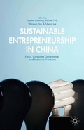 Cover: Sustainable Entrepreneurship in China - Palgrave MacMillan